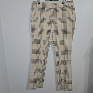 P#64 7TH AVENUE Women's‎ Plaid Dress Pants Size 12